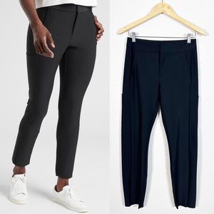 Athleta Women’s Stellar Skinny Trouser Pants in Black Size 6